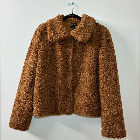 Crop Tedy Jacket - Picture 2 of 3